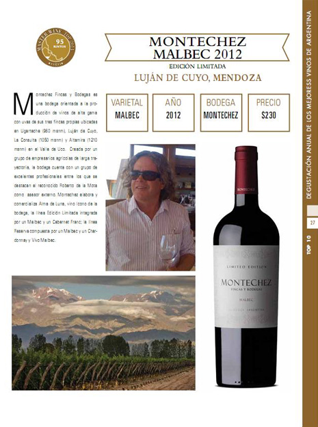 MONTECHEZ en la guía de cata Masterwine