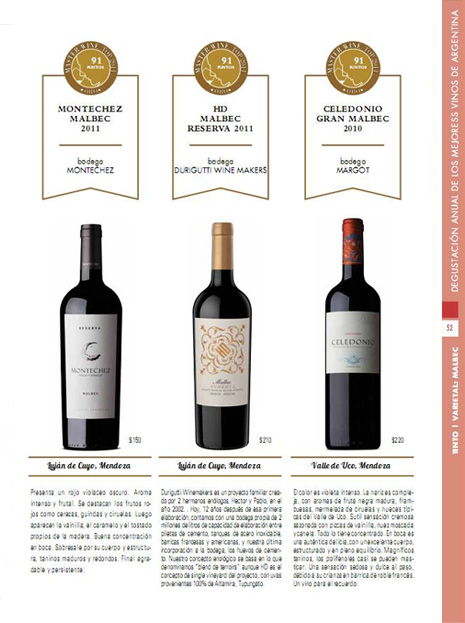 MONTECHEZ en la guía de cata Masterwine
